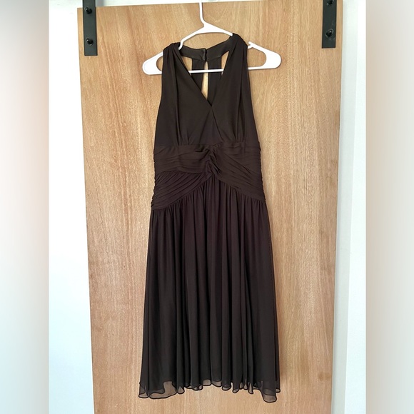 Alex Evenings Dresses & Skirts - Alex evenings Cocktail dress dark Brown with gold fleck size 10